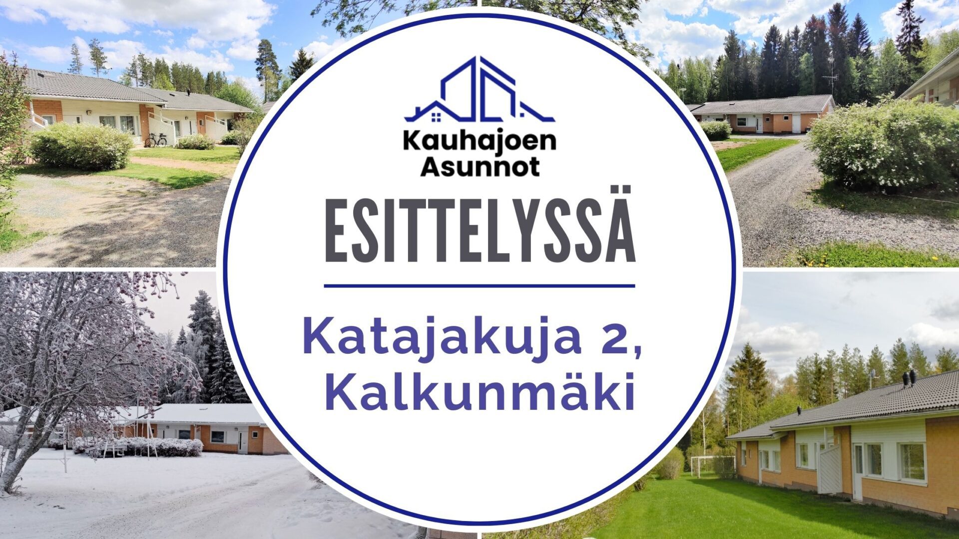 Katajakuja 2 on keltatiilinen rivitalokohde Kalkunmäessä.