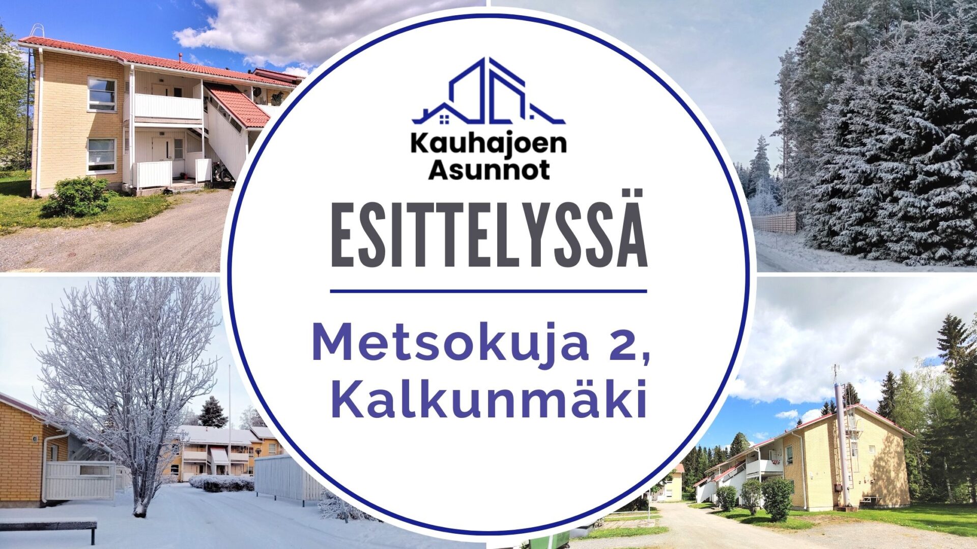 Kauhajoen Asunnot tarjoaa vuokrakoteja Kalkunmäen kohteessa Metsokuja 2.