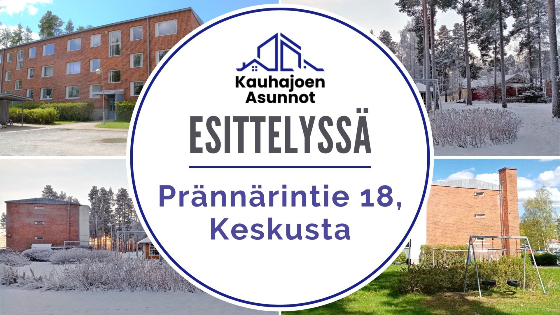 Prännärintie 18 on kerrostalokohde hyvällä sijainnilla, sillä saman tien varrelta löytyy myös terveyskeskus, kirjasto ja koulukeskus.