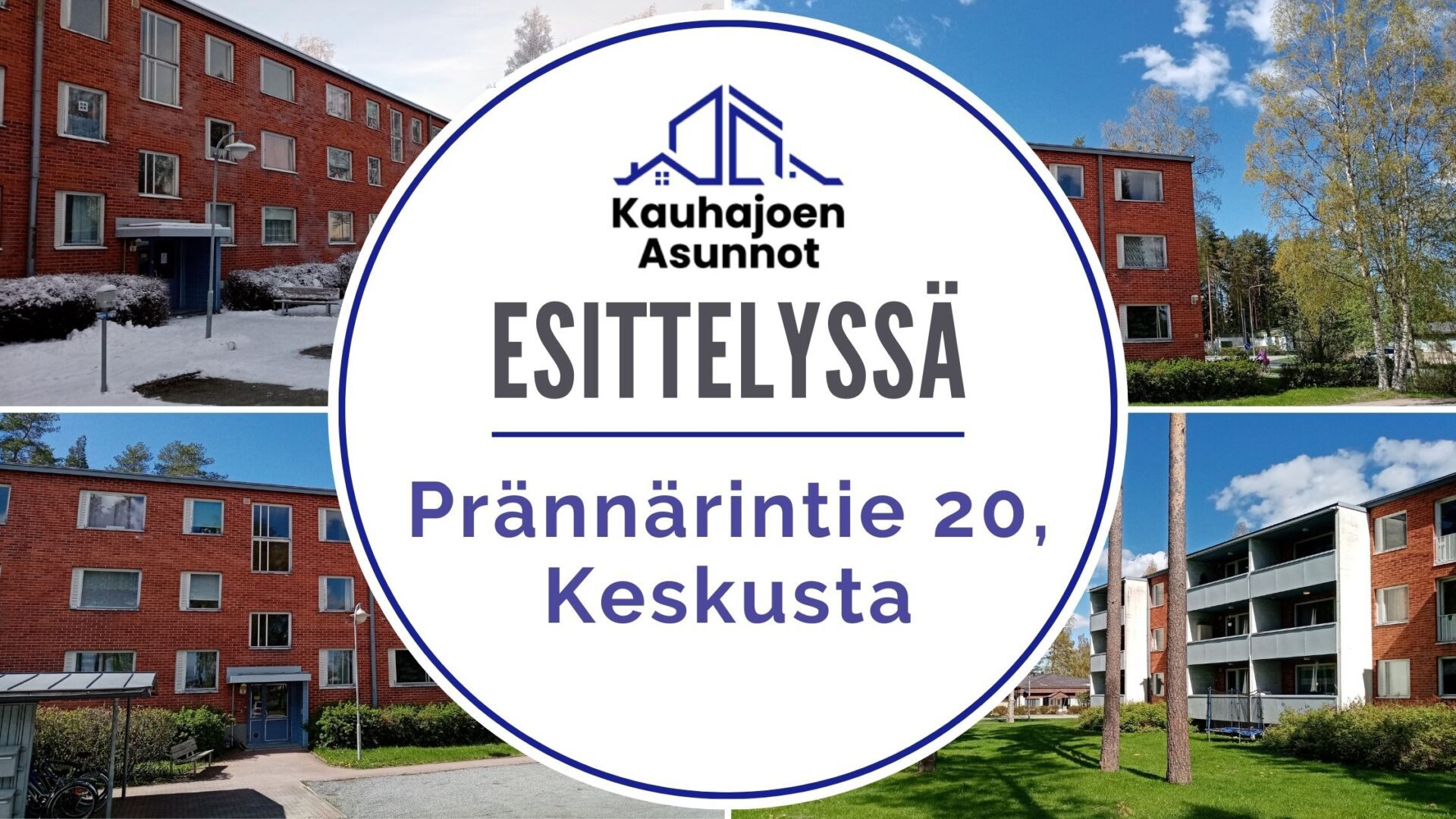 Prännärintie 20 on kolmikerroksinen, punatiilinen kerrostalo aivan Kauhajoen keskustassa, hyvien yhteyksien ja palveluiden äärellä.
