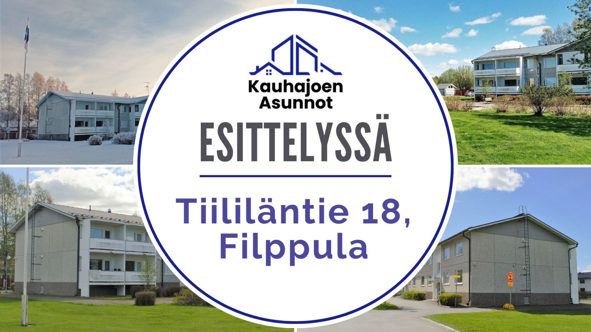 Kauhajoen Asuntojen kohteessa Tiililäntie 18 on suuri piha, ulkovarastot, ja reilut parvekkeet. Suurimmat kaupat ovat aivan naapurissa.